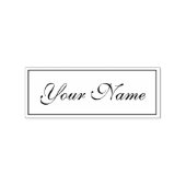 Handgeschreven tekst Aangepaste handtekening Rubberstempel (Afrduk)