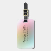 Handgeschreven tekst handgeschreven script Elegant Bagagelabel (Voorkant verticaal)