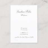 Handgeschreven tekst handgeschreven Script Elegant Visitekaartje (Achterkant)