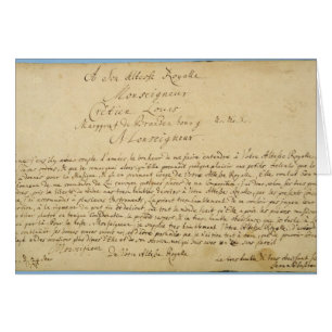 Handgeschreven toewijding "Brandenburger Concertos