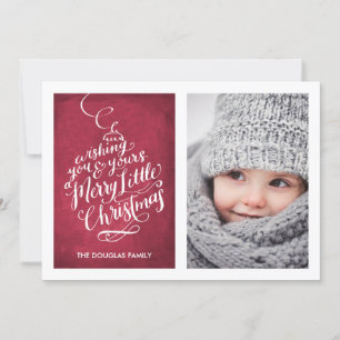 Handgeschreven typografie Ornament Christmas Feestdagenkaart