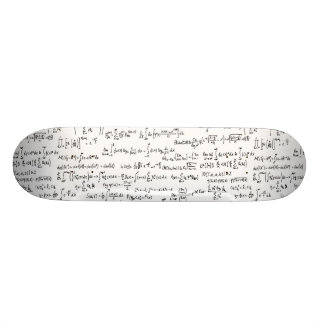 Handgeschreven Wiskunde vergelijkingen // Skateboard