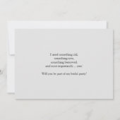 HandgeschrevenScript Heart Ring Drager voorstel Ka Kaart (Achterkant)