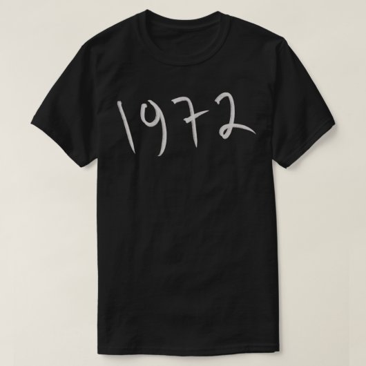 Handgetekend 1972 t-shirt (Design voorkant)