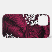 Handgetekend bloempatroon met kamelia-bloemen Case-Mate iPhone case (Achterkant (horizontaal))