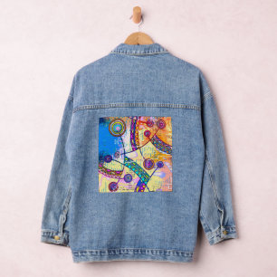 Handgetekend door EDDArt - Droom Schaal 1 Denim Jacket
