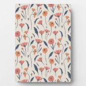 Handgetekend floreel patroon fotoplaat (voorkant)