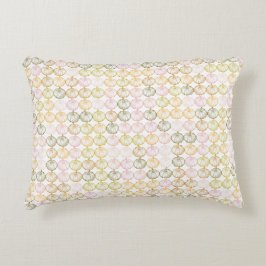 Handgetekend kleurrijk pompoenpatroon in herfstkle accent kussen