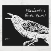 Handgetekend, Raven Bier Etiket (Enkel label)