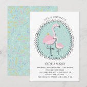 Handgetekende Baby shower Kaart (Voorkant / Achterkant)