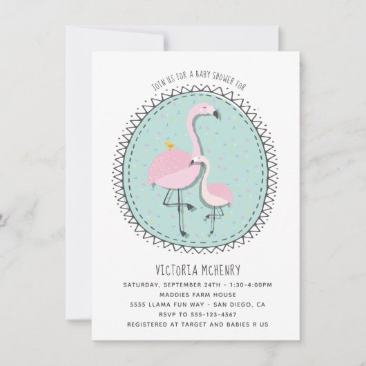 Handgetekende Baby shower Kaart (Voorkant)