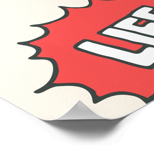 Handgetekende biologie, illustratie poster (Hoek)