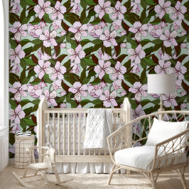  handgetekende bloemetjes Modern stijlvol trendy Behang
