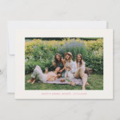 Handgetekende Bruiloftsborrel  Bedankkaart (Achterkant)