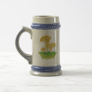 Handgetekende Cantharel Paddenstoel Bierpul