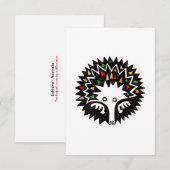 Handgetekende ECHIDNA - Wildlife - Conservation - Bedankkaart (Voorkant / Achterkant)