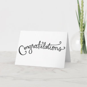 handgetekende felicitatiekaart kaart