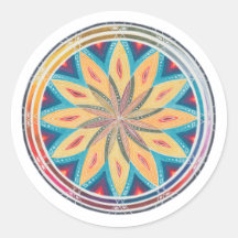Handgetekende geometrische mandala