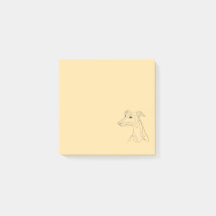 Handgetekende Greyhound-lijn Kunst - Minimalistisc