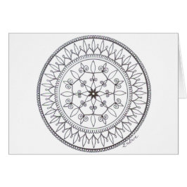 Handgetekende kleur in Mandala-ontwerp