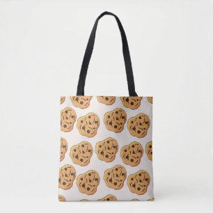 Handgetekende koekjes Cartoon Patroon Draagtas