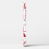 handgetekende liefdesdoodles Case-Mate iPhone case (Achterkant / Links)