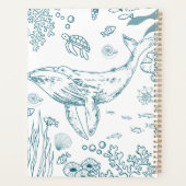 Handgetekende Marine Life Planner (Achterkant)