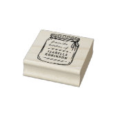Handgetekende Mason Jar uit de keuken van de naam Rubberstempel (Stempel)