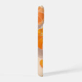 Handgetekende pompoen en herfstbladeren herfstoogs iPhone 15 hoesje (Rechterkant)