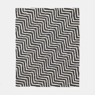 Handgetekende stijl naadloos patroon. Abstract geo Fleece Deken