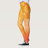 Handgetekende terracotta leggings a (Links)