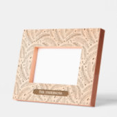 Handgetekende Winter Christmas Pine Tree Custom Gegraveerde Lijstjes (Links)