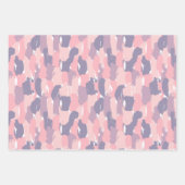 Handgetrokken, abstract ontwerp, bergen, grijs, ro inpakpapier vel (Voorkant 3)