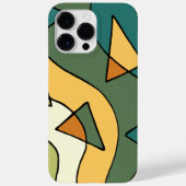Handgetrokken abstract  ontwerp Case-Mate iPhone case (Achterkant)