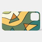 Handgetrokken abstract  ontwerp Case-Mate iPhone case (Achterkant (horizontaal))