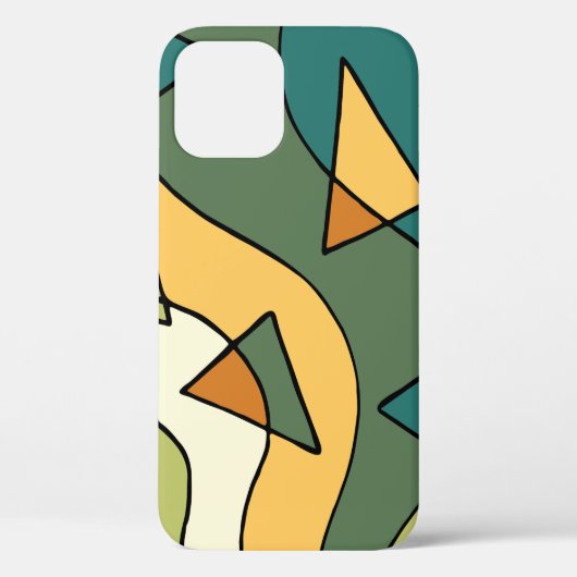 Handgetrokken abstract  ontwerp Case-Mate iPhone case (Achterkant)