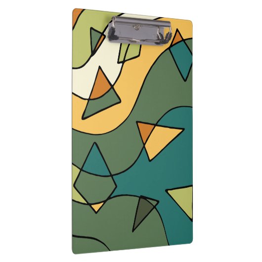 Handgetrokken abstract ontwerp klembord (Rechts)