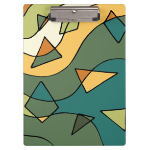 Handgetrokken abstract ontwerp klembord