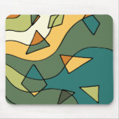 Handgetrokken abstract ontwerp muismat (Voorkant)