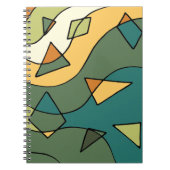 Handgetrokken abstract ontwerp notitieboek (Voorkant)