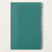 Handgetrokken abstract  ontwerp planner (Achterkant)