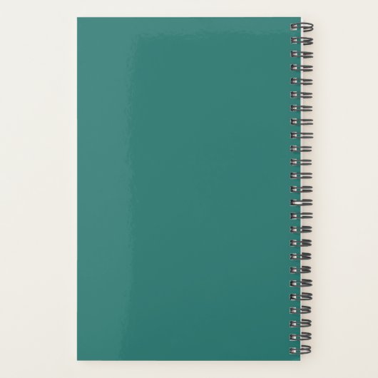 Handgetrokken abstract ontwerp planner (Achterkant)