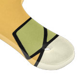 Handgetrokken abstract  ontwerp snijplank (Hoek)