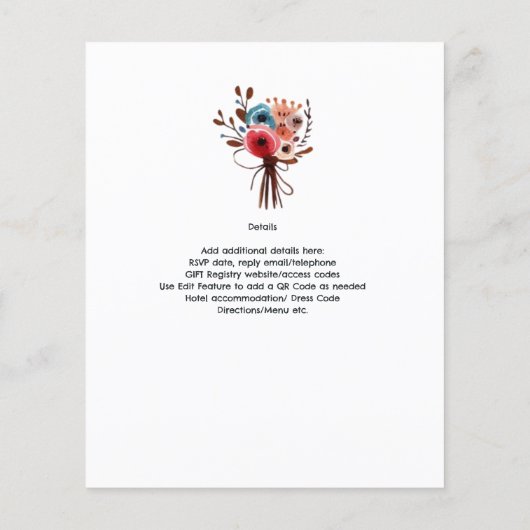 Handgetrokken bruid bruidegom Schattigee grappige (Achterkant)