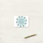 Handgetrokken microfoon post-it® notes (Op bureau)