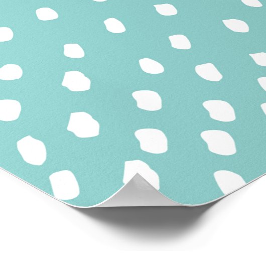 Handgetrokken patroon poster (Hoek)