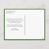 Handgeverfd Boxwood Prettige feestdagen Foto (Achterkant)