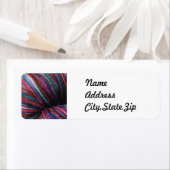 Handgeverfd Terugzendadres label (Insitu)