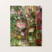 Handgeverfde paaseieren legpuzzel (Verticaal)