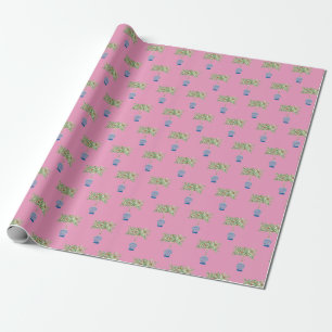 Handgeverfde Sinaasappel Ginger Jar Wrapping Pape Cadeaupapier